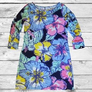 Lilly Pulitzer Navy Floral Dress